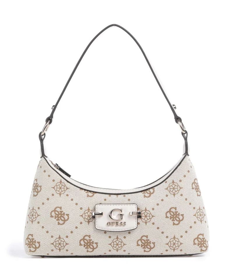 Guess Neda 4G Peony Logo Bolso de hombro offwhite logo