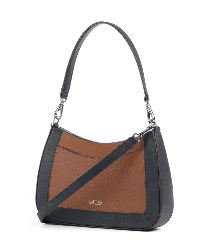 Lauren Ralph Lauren Danni 26 Bolso de hombro lauren tan/lauren navy