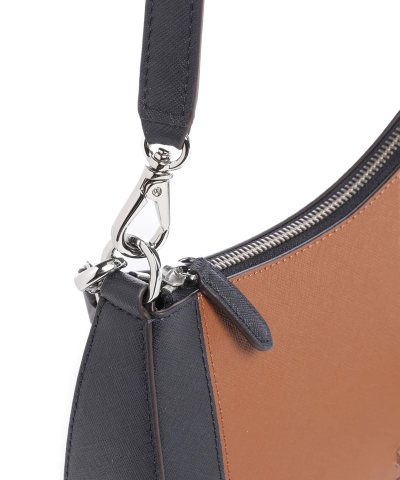 Lauren Ralph Lauren Danni 26 Bolso de hombro lauren tan/lauren navy