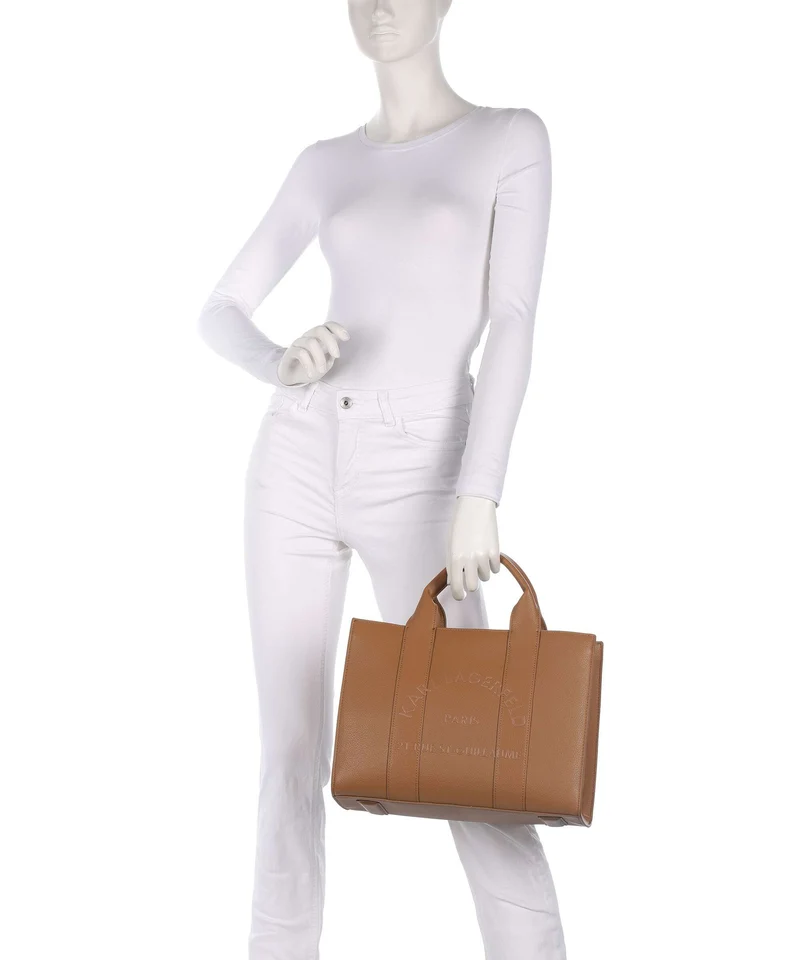 Karl Lagerfeld K/Rue St Guillaume Medium Bolso de mano caramel