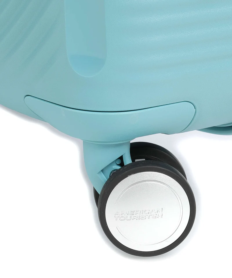 American Tourister Soundbox Maleta con 4 ruedas turquoise tonic