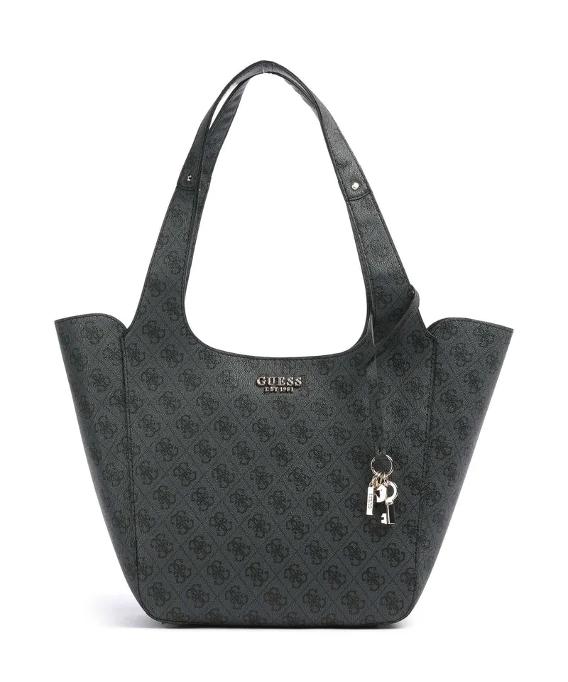 Guess Calista Bolsa shopping coal logo