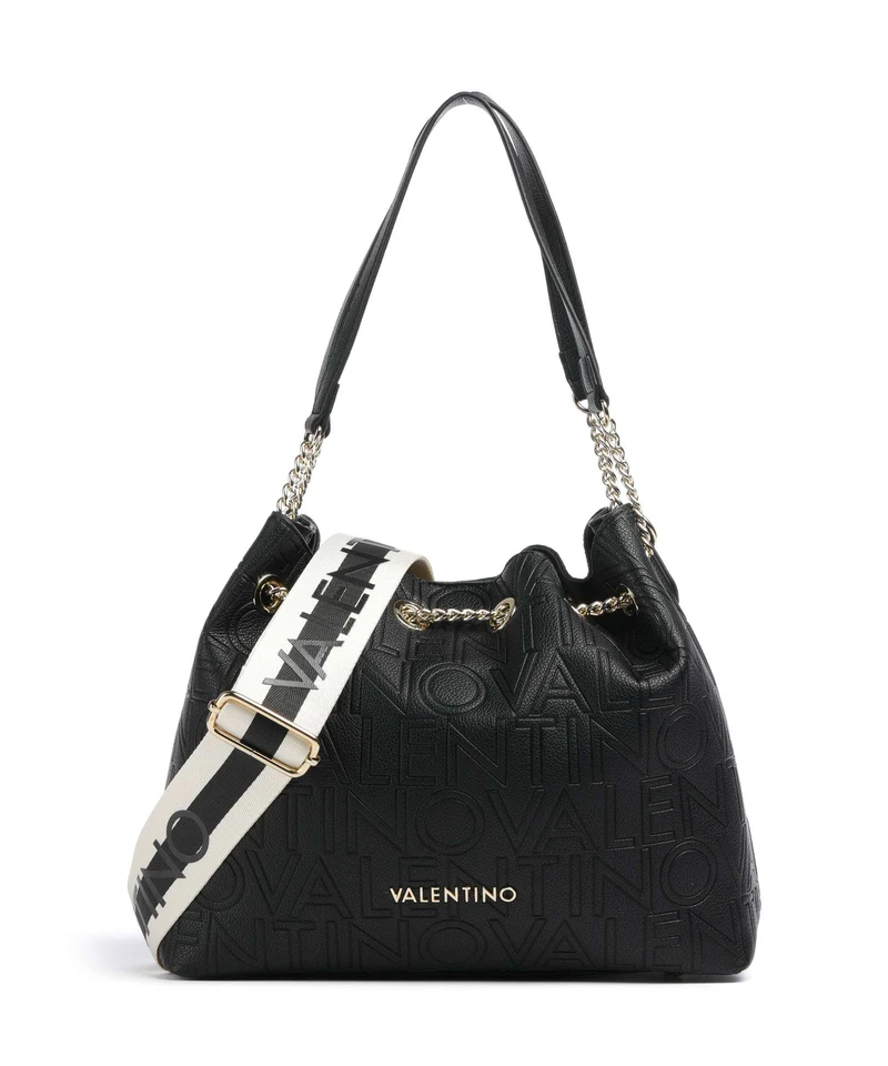 Valentino Bags Pansy Bucket bolso de mano nero