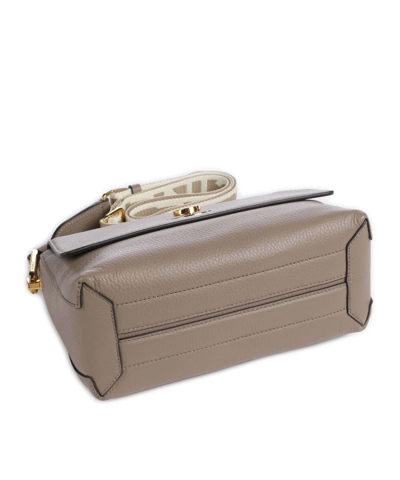 Coccinelle Liya Signature Bandolera warm taupe