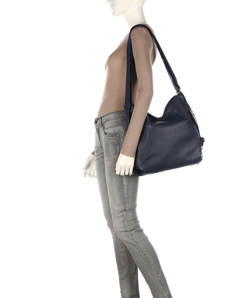 Mandarina Duck Mellow Leather Bolso mochila dress blue