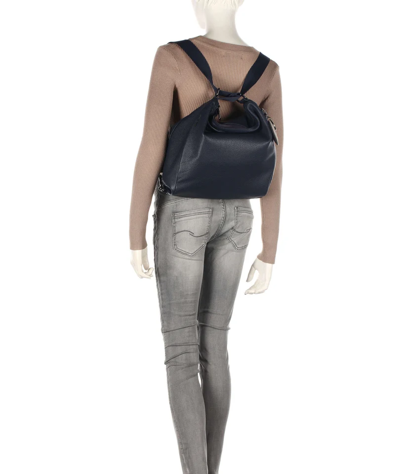 Mandarina Duck Mellow Leather Bolso mochila dress blue