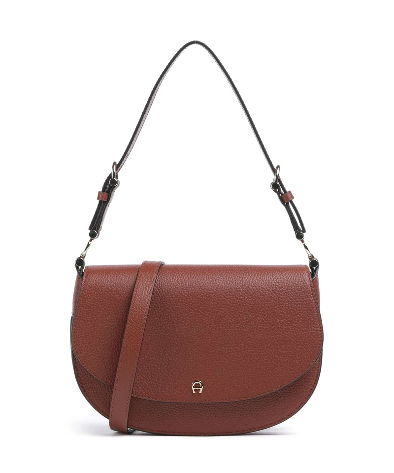 Aigner Delia S Bolso de hombro dark cognac