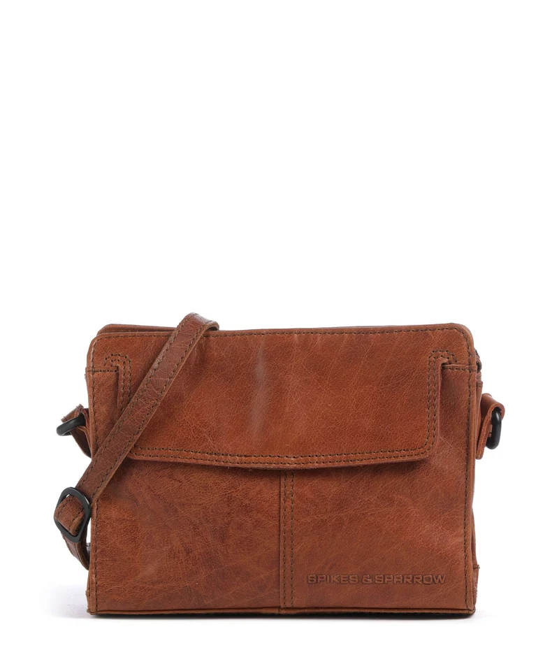 Spikes & Sparrow Bronco Leyla Bandolera brandy