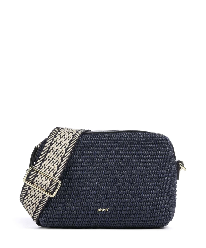 Abro Raffia Kaia Bandolera navy