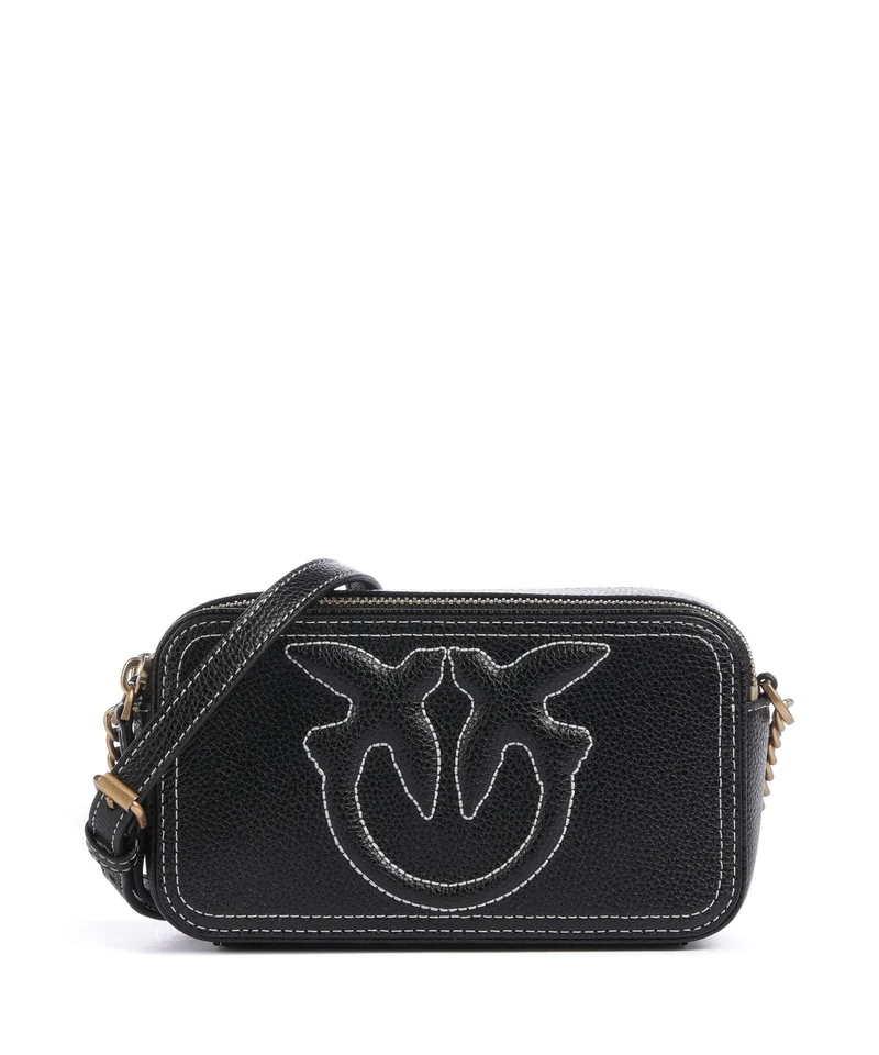 Pinko Carrie Bandolera nero/antique gold