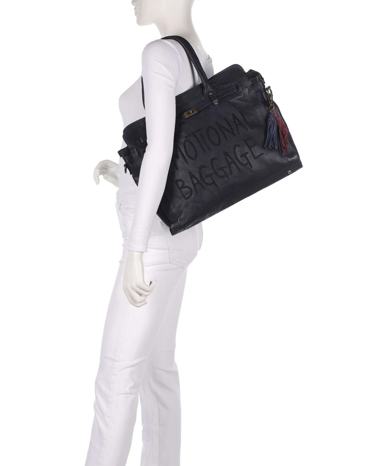 Taschendieb Wien Seelengasse 1 Bolsa shopping blue sea