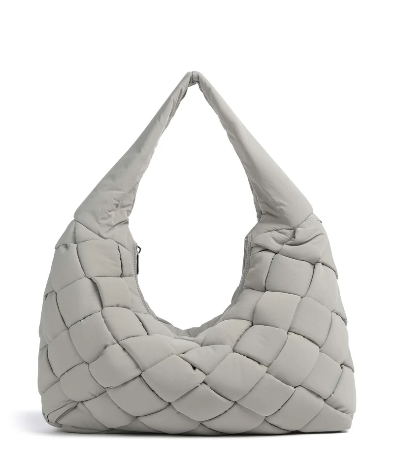 Liebeskind Bo Weaved Nylon L Bolso de hobo neutral grey