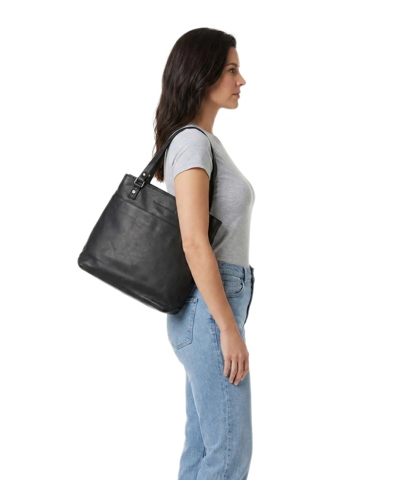 The Chesterfield Brand Wax Pull Up Cow Raynor Bolso mochila black