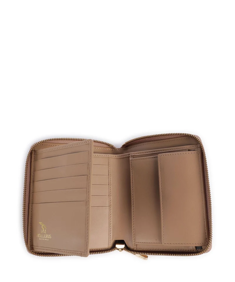Maison Mollerus Vinerus Niederhorn Monedero cappuccino beige