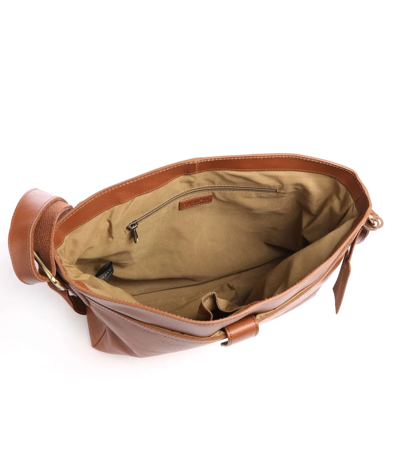 Burkely Vintage Juul Bolso de mensajero cognac