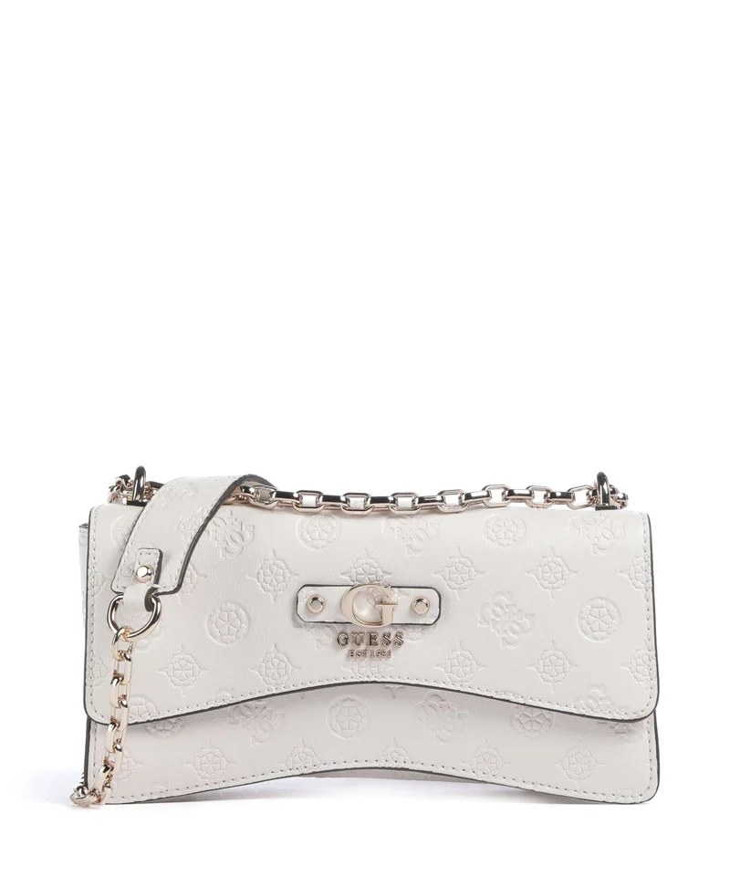 Guess Gerty Peony Bolso de hombro offwhite