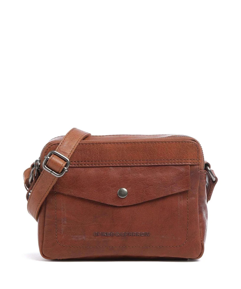 Spikes & Sparrow Bronco Bandolera brandy
