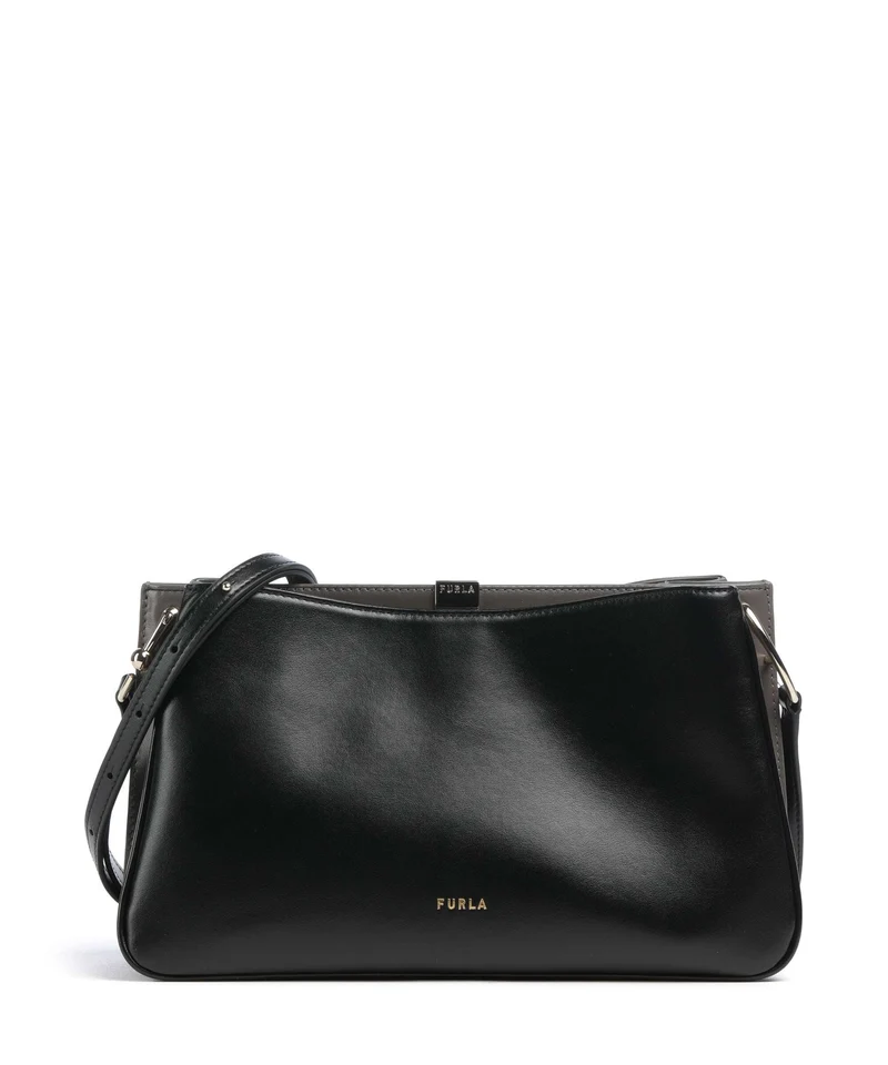 Furla Agata M Bandolera nero/urban gray