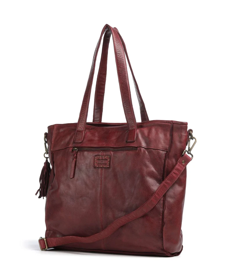 Taschendieb Wien Seelengasse 2 Bolsa shopping red burgundy