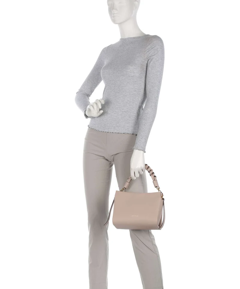 Coccinelle Boheme Grana Double Bolso de mano rosette/warm taupe