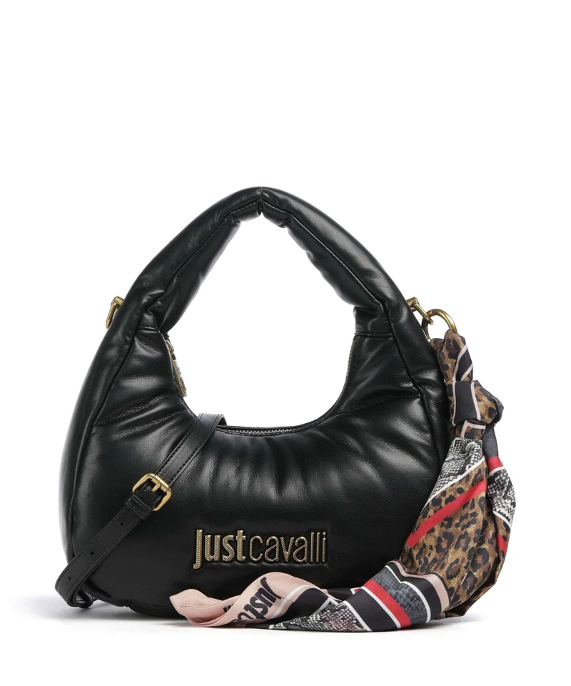 Just Cavalli Puffy Foulard Bolso de mano black