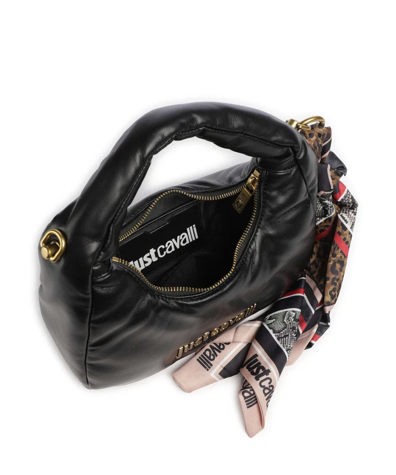 Just Cavalli Puffy Foulard Bolso de mano black