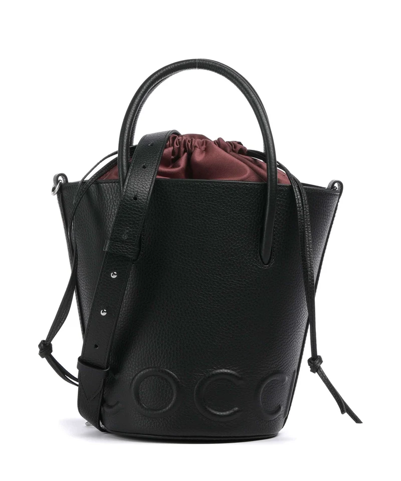 Coccinelle Myrtha Maxi Logo Bucket bolso de mano noir