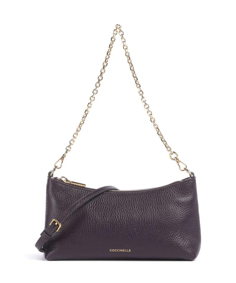 Coccinelle Aura Bolso de hombro prune