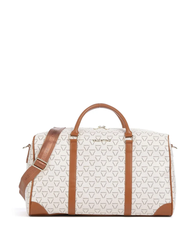 Valentino Bags Lady Re Bolsa de fin de semana bianco/cuoio