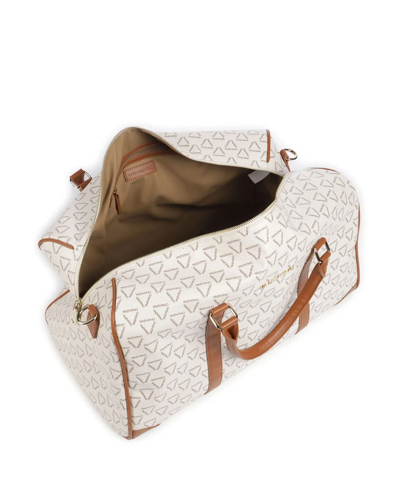 Valentino Bags Lady Re Bolsa de fin de semana bianco/cuoio