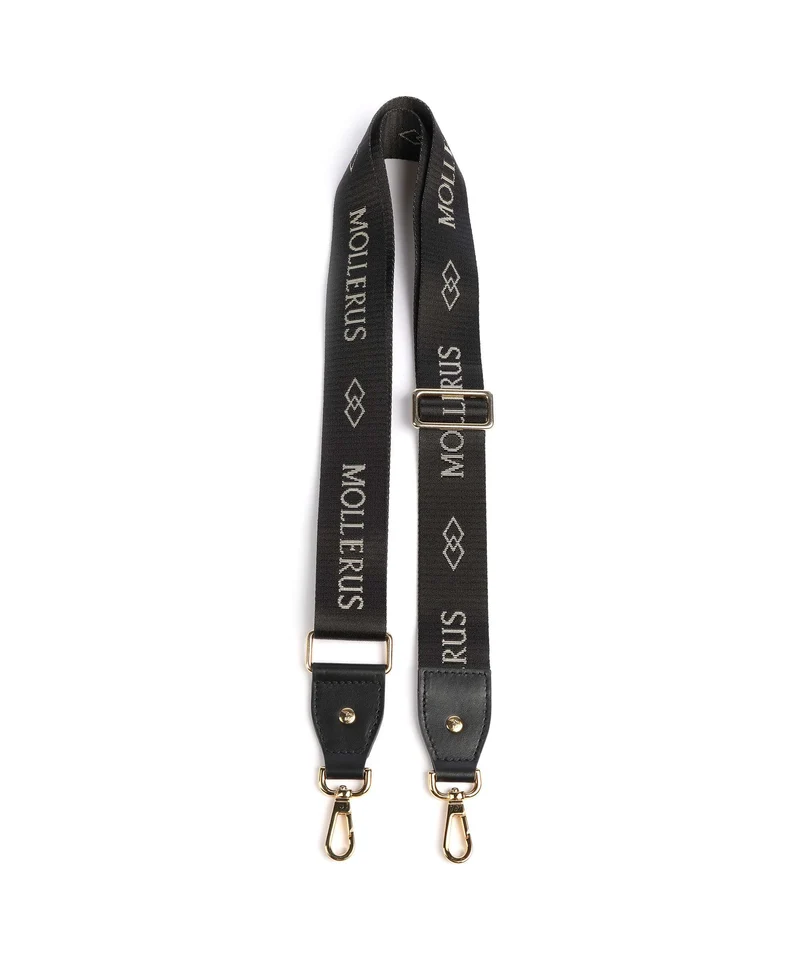 Maison Mollerus Aladdin Correa para bolso black/gold