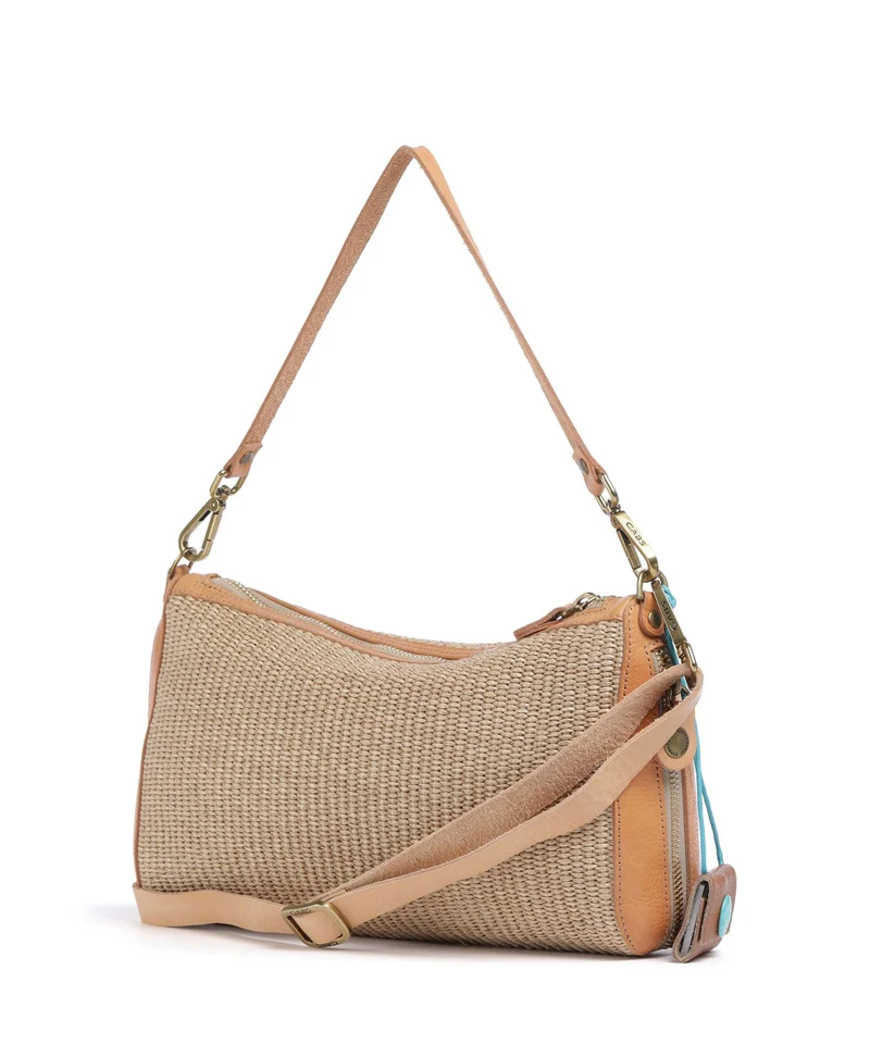 Gabs Oceania Pepita Bolso de hombro beige/oro/naturale