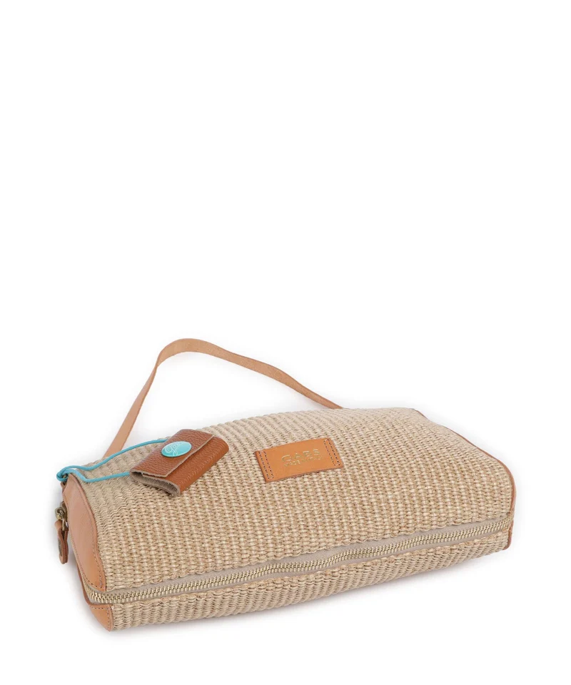 Gabs Oceania Pepita Bolso de hombro beige/oro/naturale