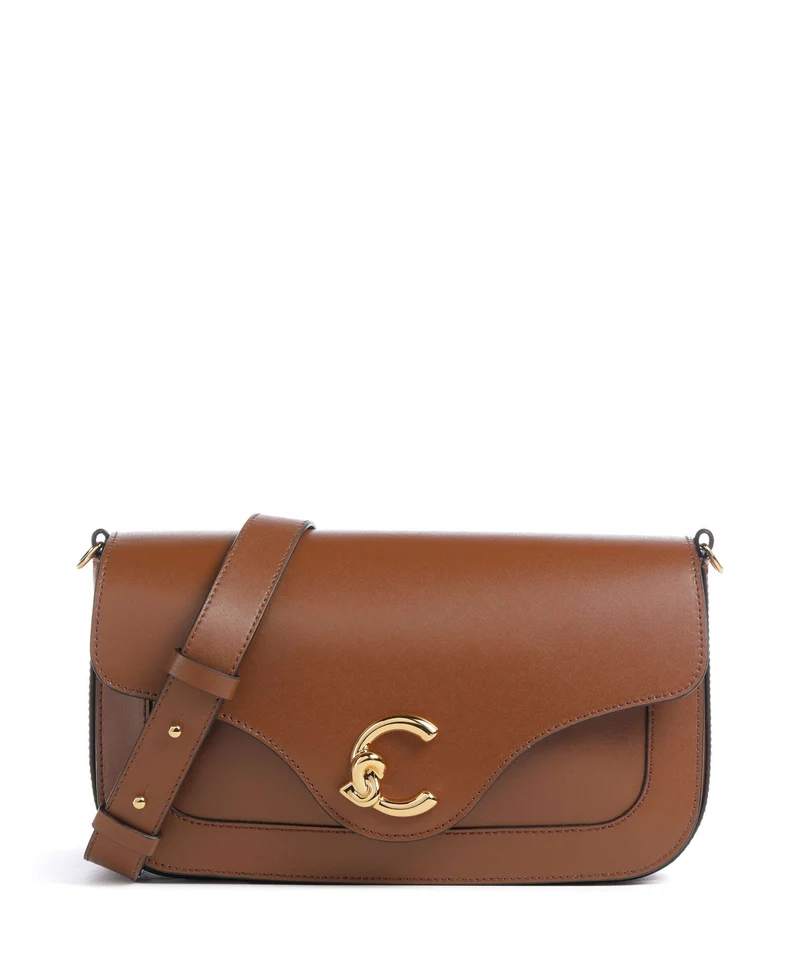 Coccinelle C-Me Bandolera cognac