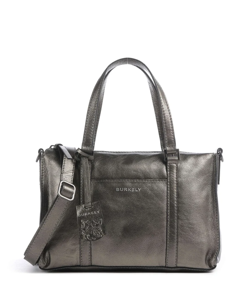 Burkely Creased Crystal Bolso de mano gunmetal