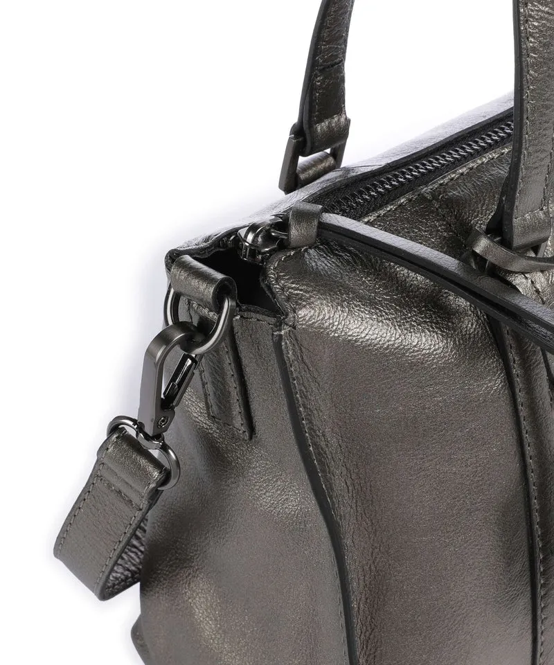Burkely Creased Crystal Bolso de mano gunmetal