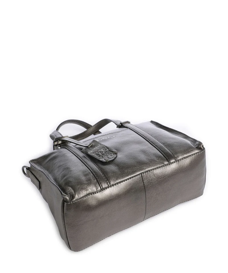 Burkely Creased Crystal Bolso de mano gunmetal