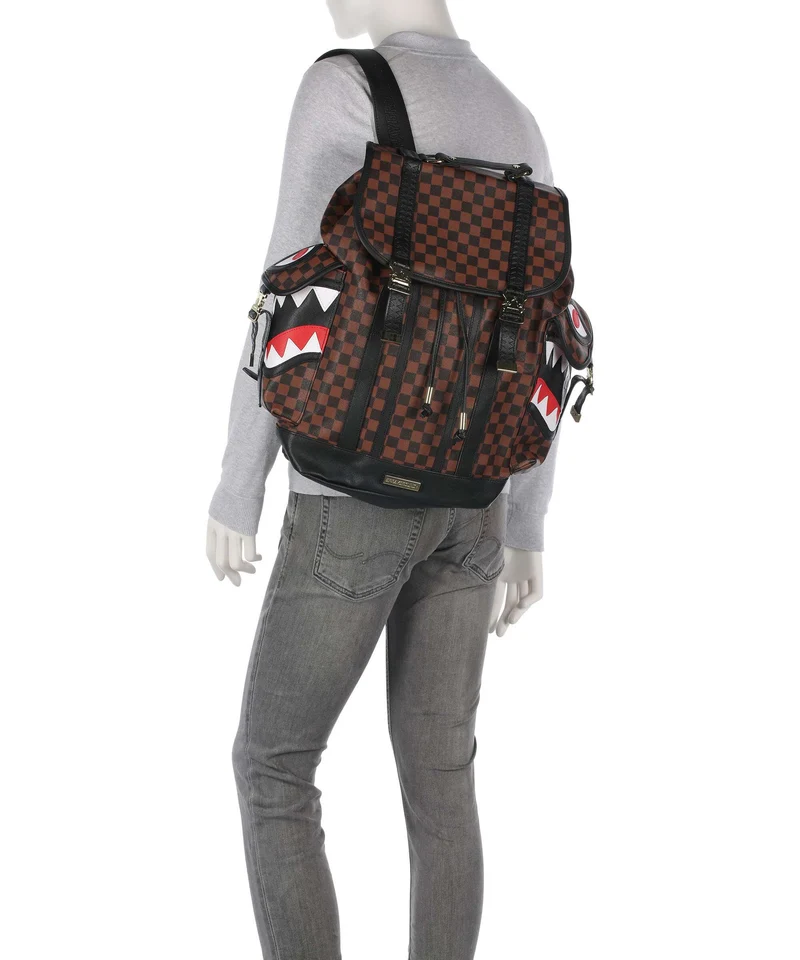 Sprayground Sawtooth Sharks in Paris Monte Carlo Mochila brown