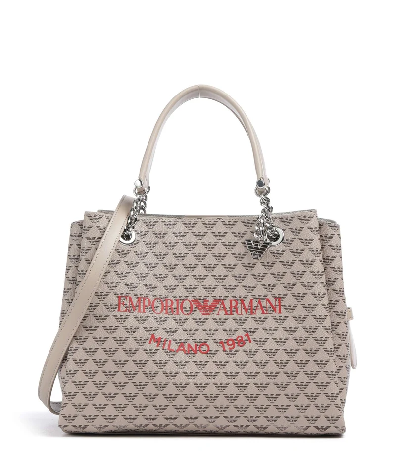 Emporio Armani Annie Bolso de mano ecru/moro/rosso