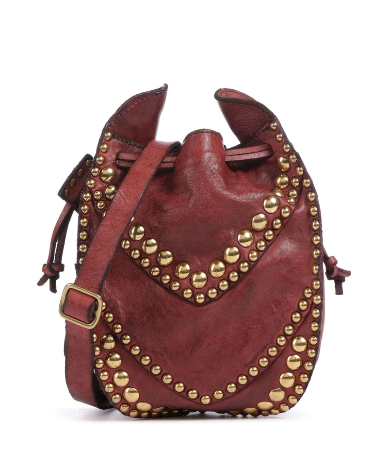 Campomaggi Bucket bolso de mano burgundy
