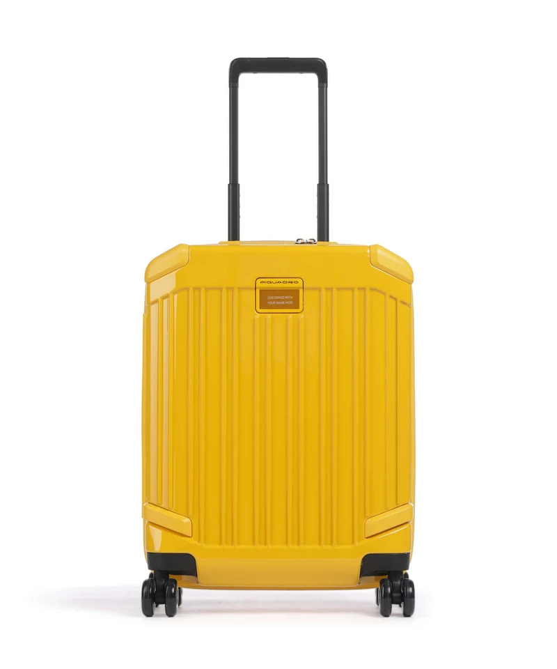 Piquadro POP Maleta con 4 ruedas yellow