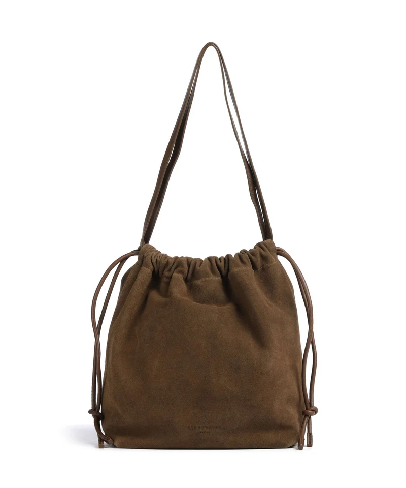 Liebeskind Lya Suede M Bucket bolso de mano safari