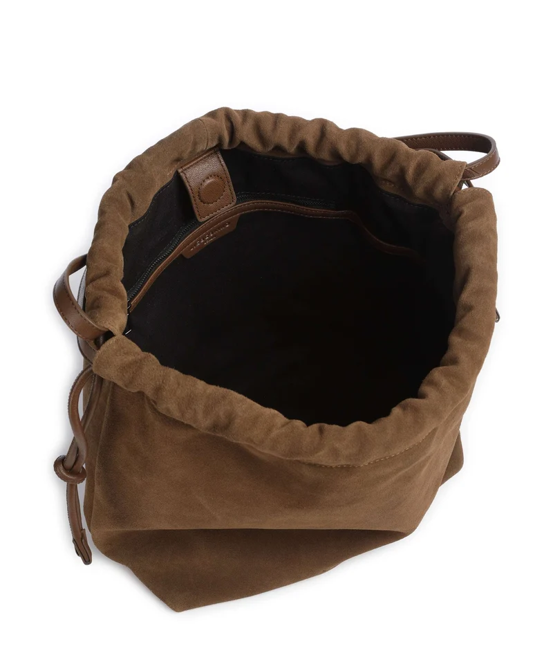 Liebeskind Lya Suede M Bucket bolso de mano safari