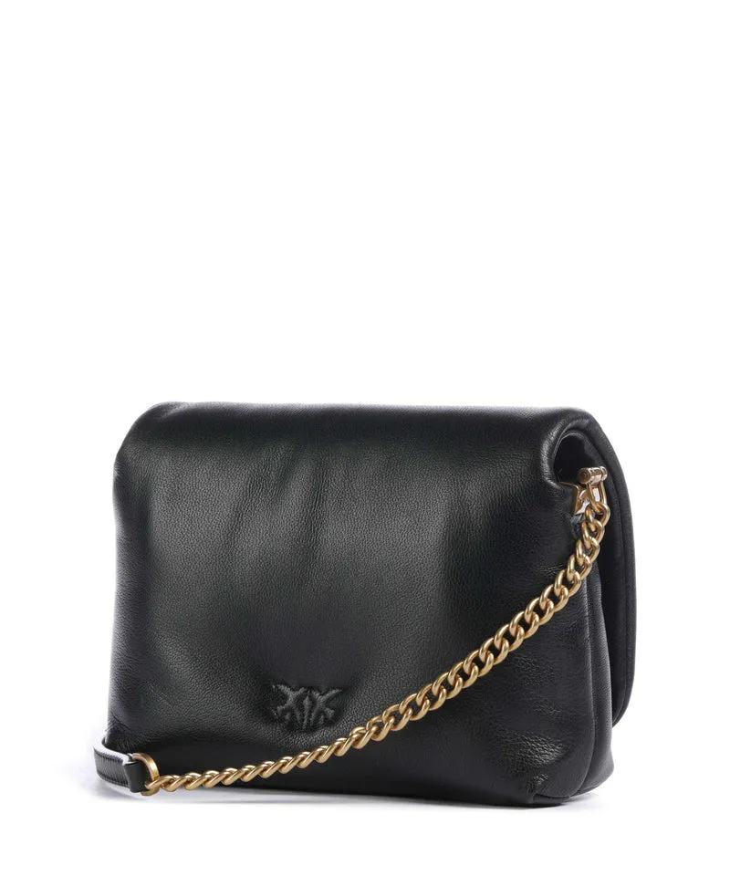 Pinko Love Click Puff Baby Bandolera nero/antique gold