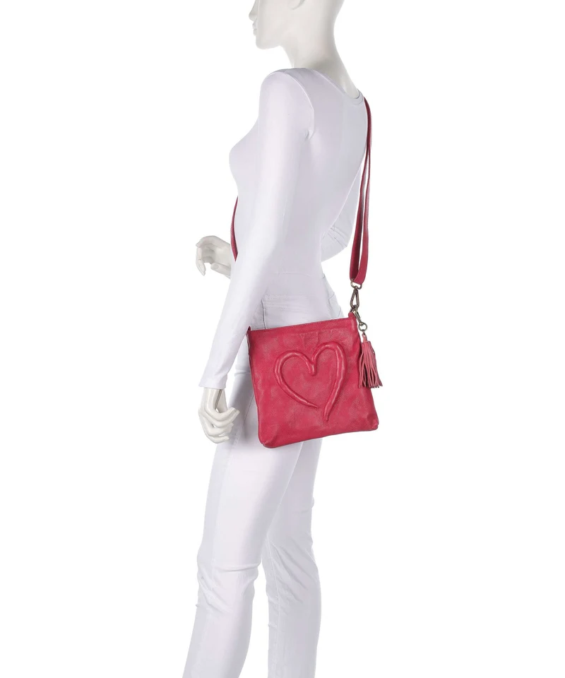 Taschendieb Wien Herzweg 4 Bandolera pink love