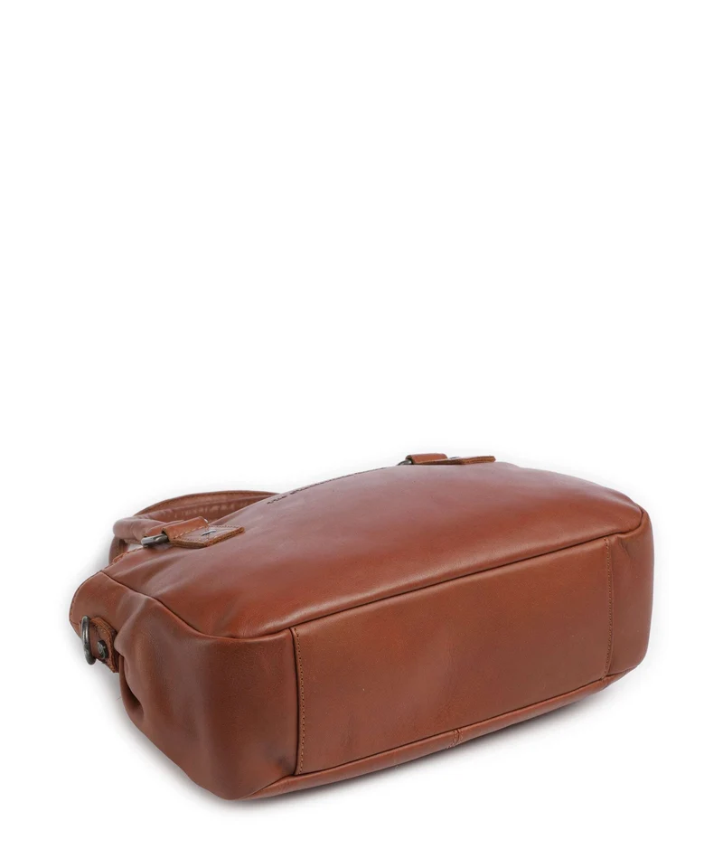 The Chesterfield Brand Wax Pull Up Cow Fenja Bolso de mano cognac
