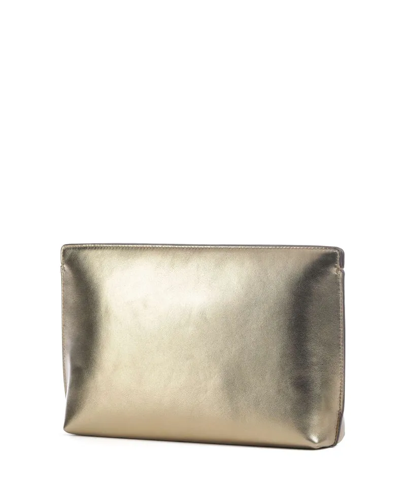 Lauren Ralph Lauren Large Bolso de cosméticos antique gold